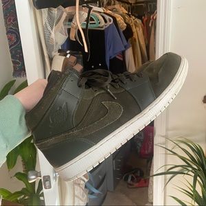Army Green Nike Air Jordan’s